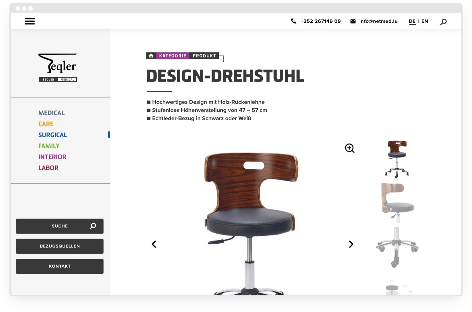 Teqler Webseite UI Design | © Patrick Weseloh | weseloh.media